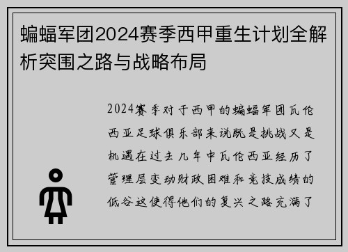 蝙蝠军团2024赛季西甲重生计划全解析突围之路与战略布局